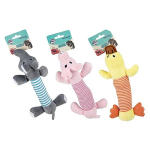 Dog / Puppy Squeaker Toy animal, 23cm - assorted